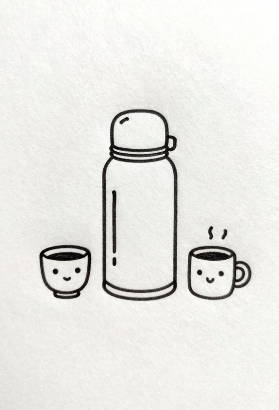 picnic with shared drinks