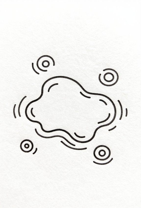 puddle reflections and ripples