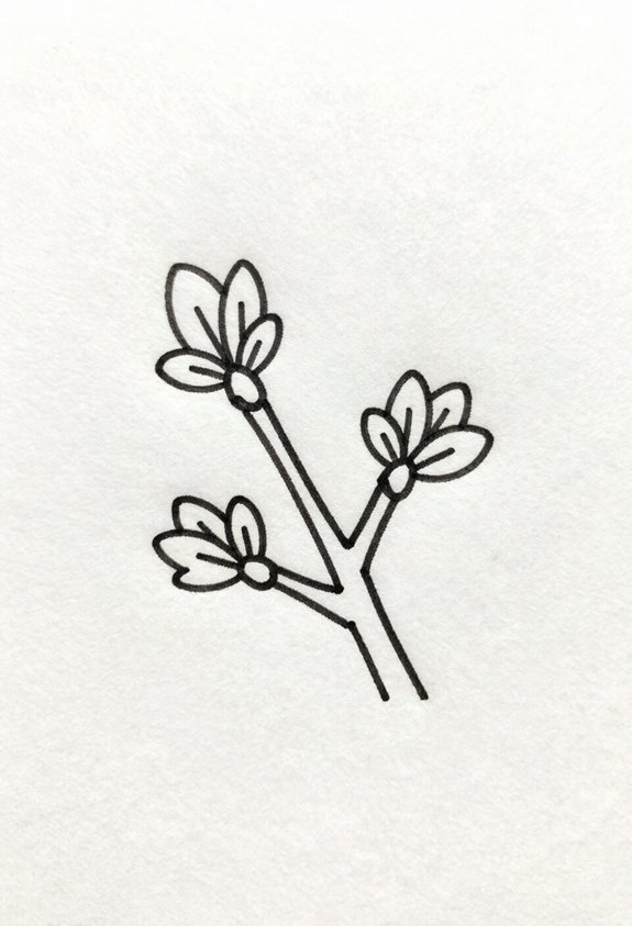 spring buds on branches