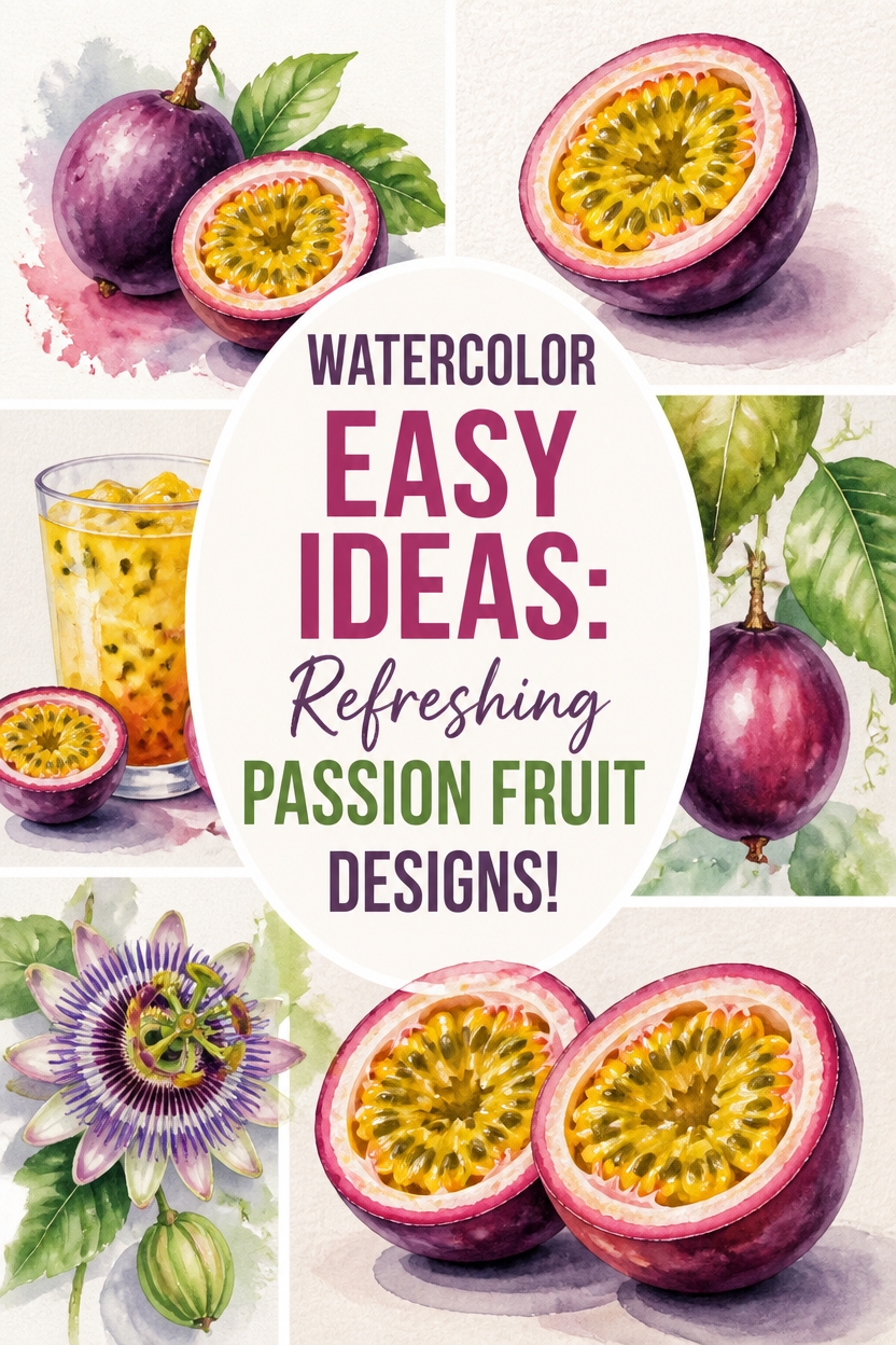 bright passion fruit display