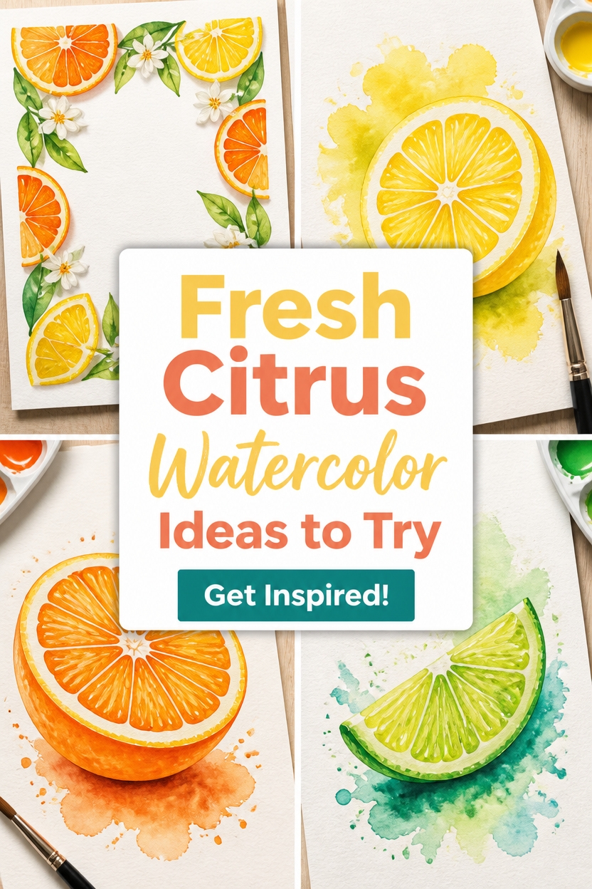 citrus slices and blossoms