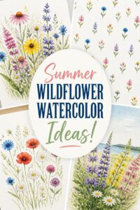 colorful tiny wildflower pattern