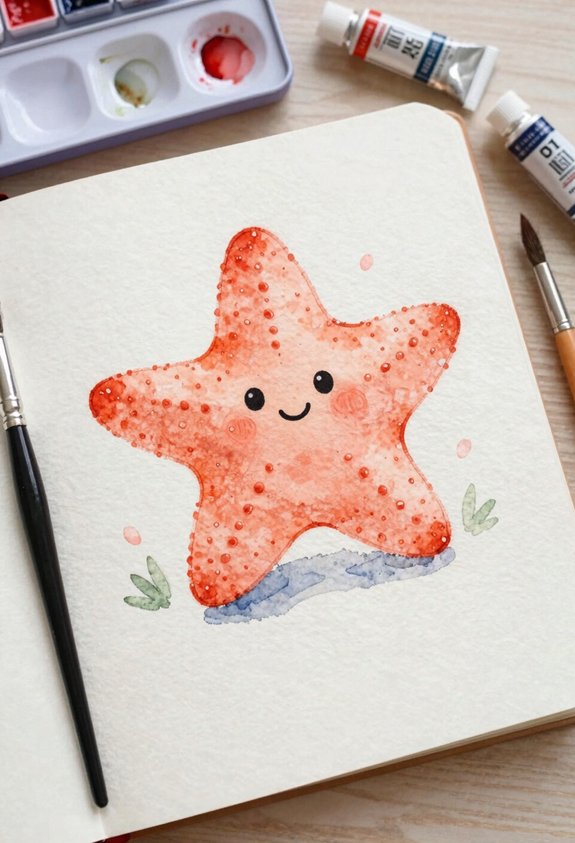 gentle coral starfish design