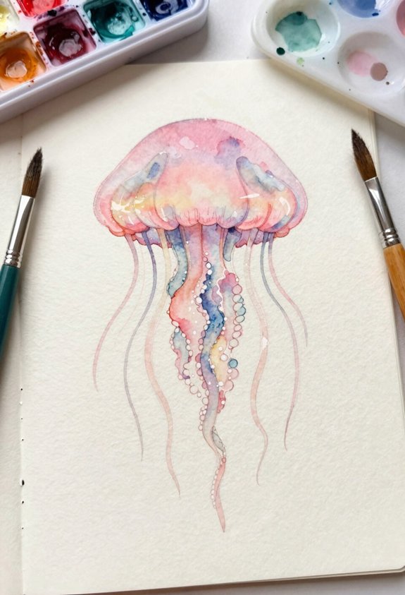 pink dome wavy tentacles