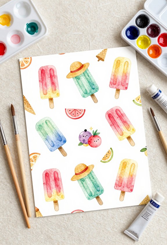 playful summer treat pattern