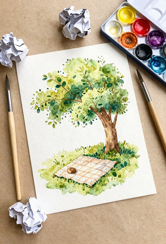 shade tree picnic shelter