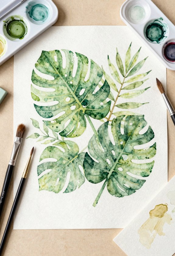 soft overlapping leaf layers