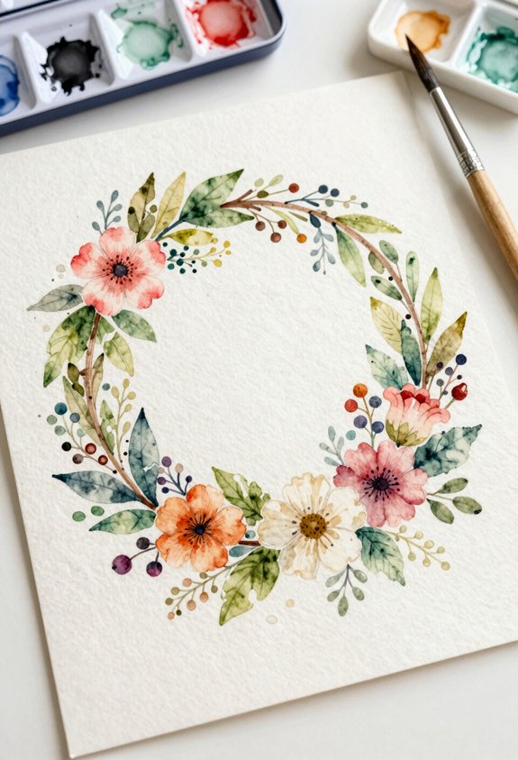 summer floral wall decor