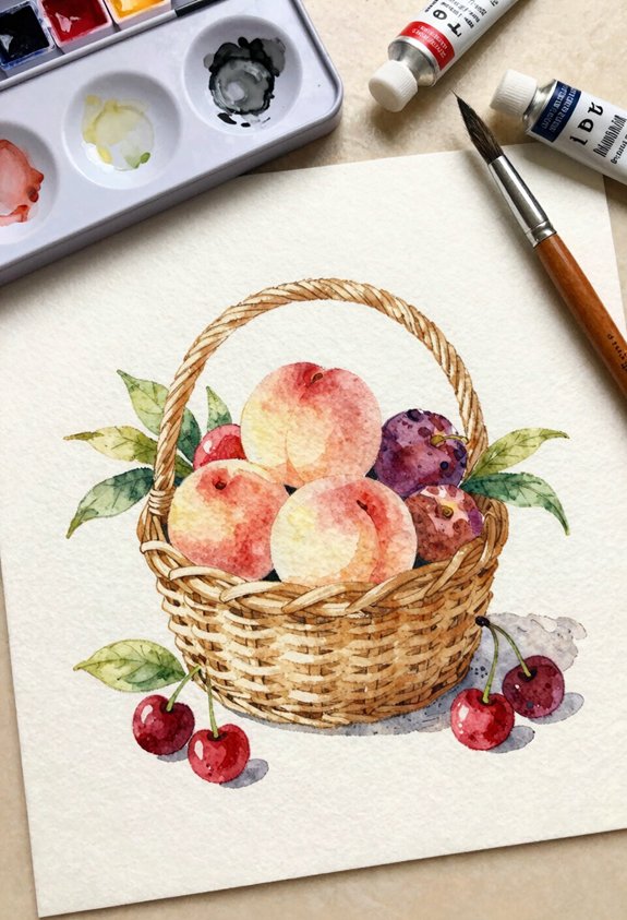 summer fruit basket delight