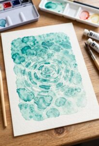 turquoise ripple water background