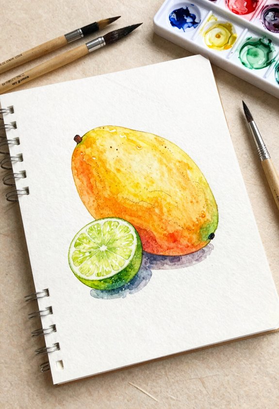 vibrant summer fruit pairing
