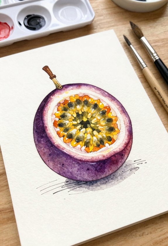 vivid passion fruit texture