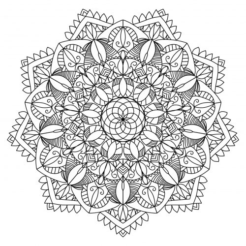 Mandala coloring Sheet